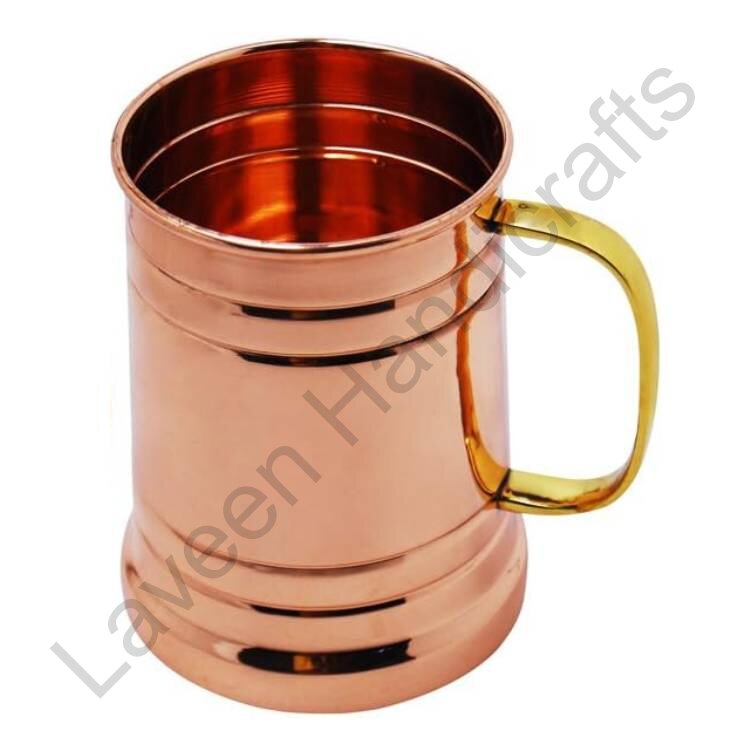 One Pint Copper Beer Mug - 2 Pcs