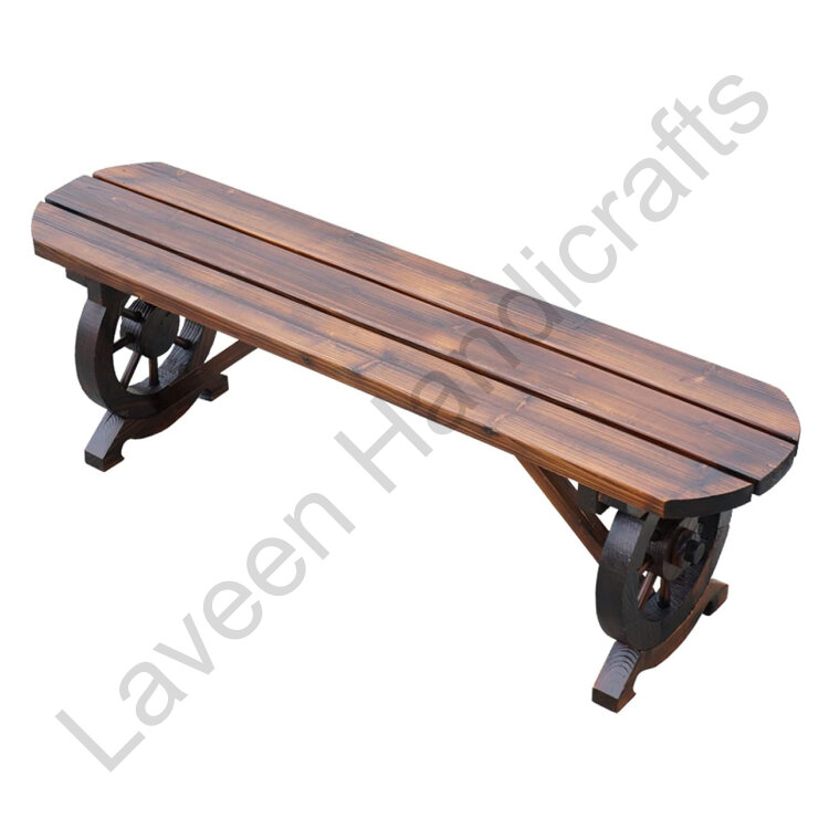 Outdoor Garden Bench Seat Brown