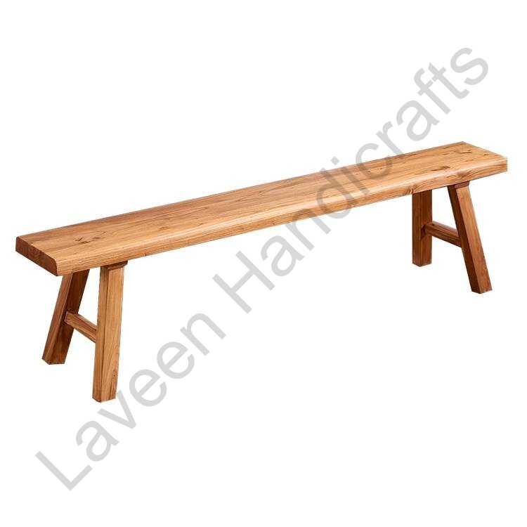 Farmhouse Narrow Bench Seat Brown