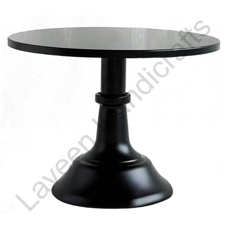 Pedestal Modern Aluminium / Iron Cake Stand Black
