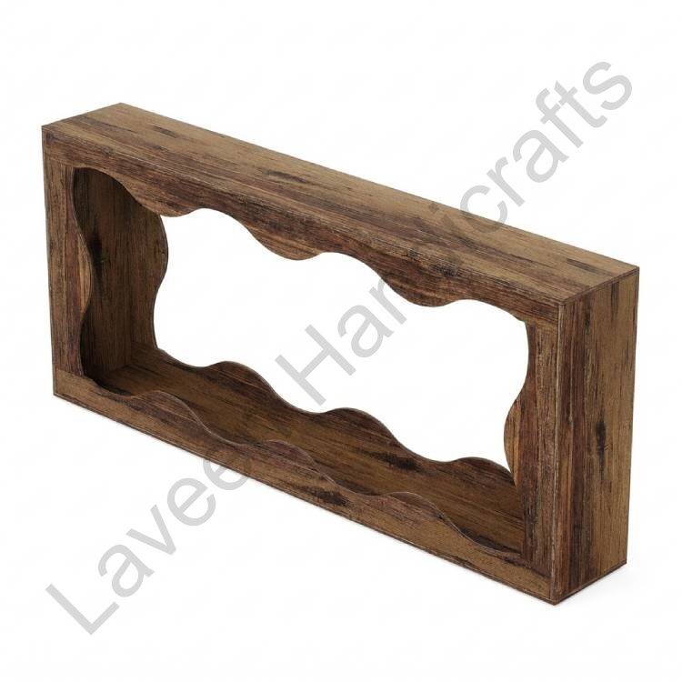 Elegant Farmhouse Style Console Table Brown