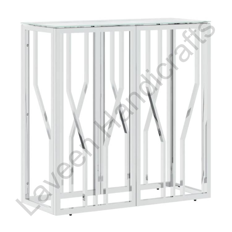 Sturdy And Durable Console Table Silver