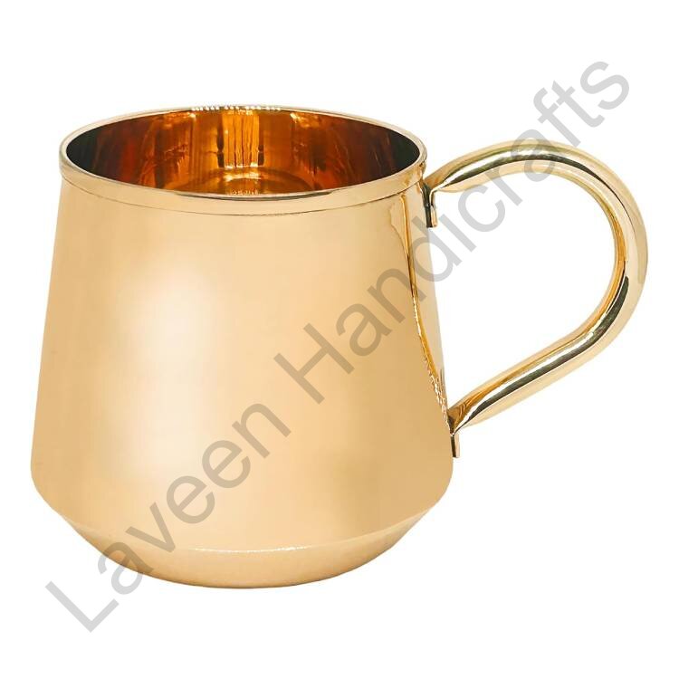 Simple Plain Coffee Mug Golden