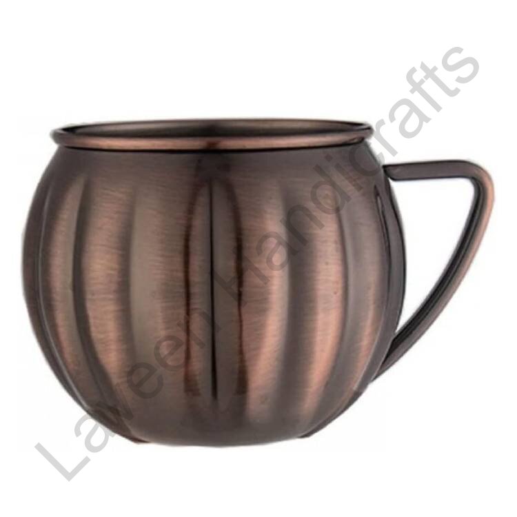 Pumpkin Shape Coffee Mug Bronze