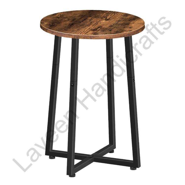 Hallway Round Coffee Table Brown