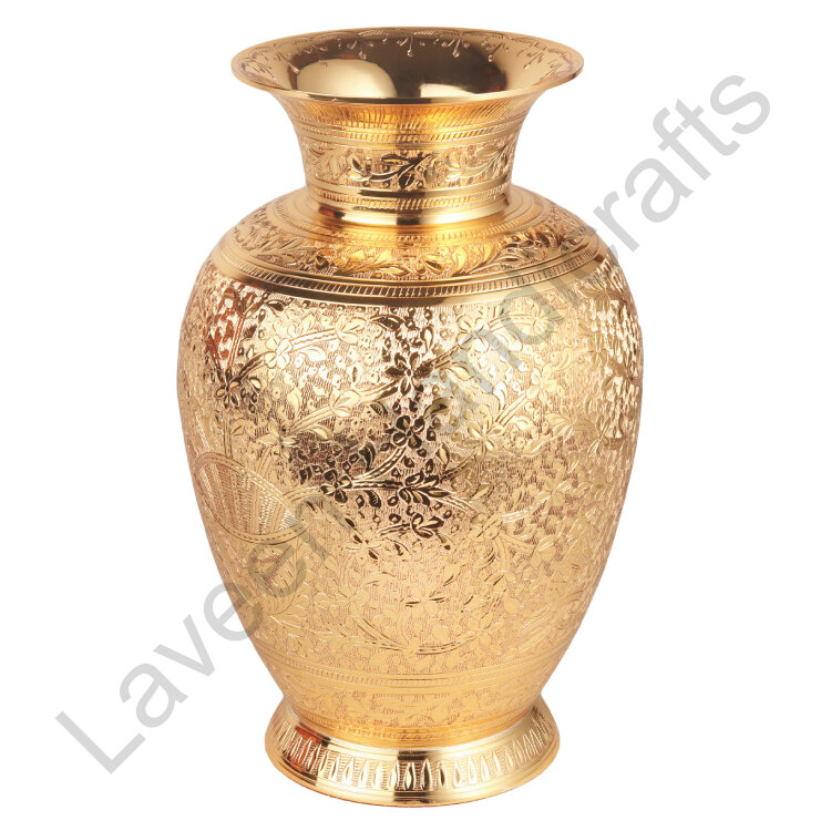 Ancient Style Flower Vase Golden