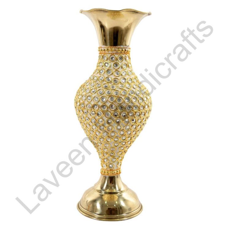 Beautiful Guldasta Flower Vase Golden