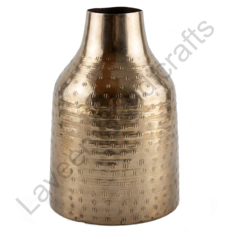 Vintage Antique Flower Vase Golden