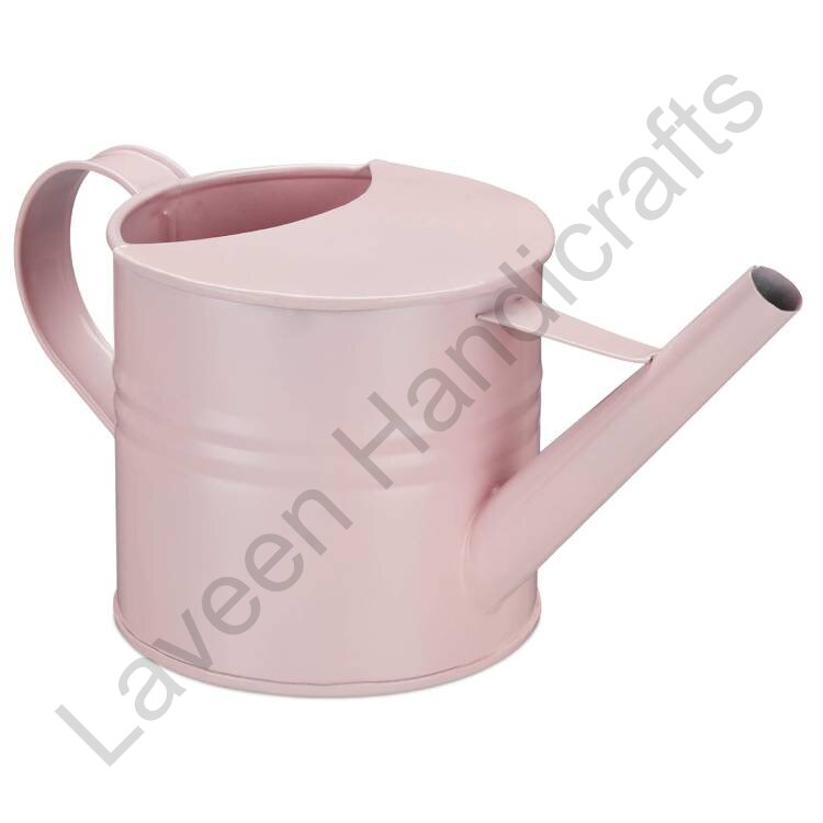Vintage Iron Watering Can Pink