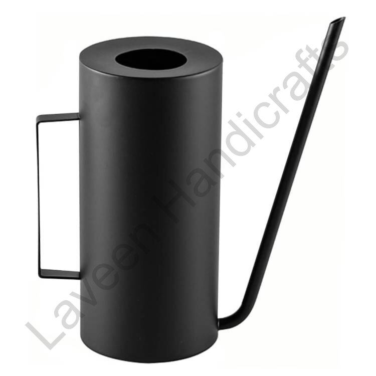 Garden Brass Watering Can Black