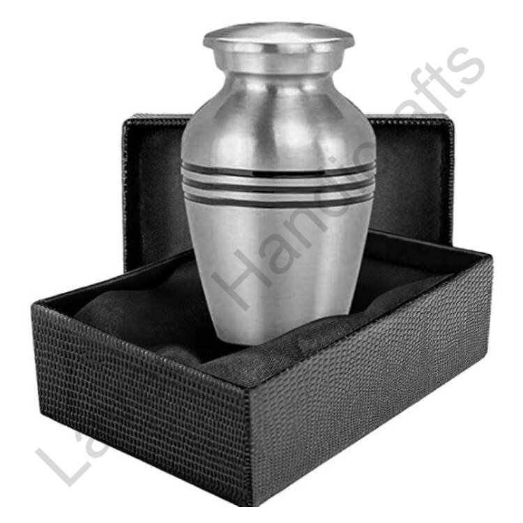 Classic Bands Keepsake Urn Silver