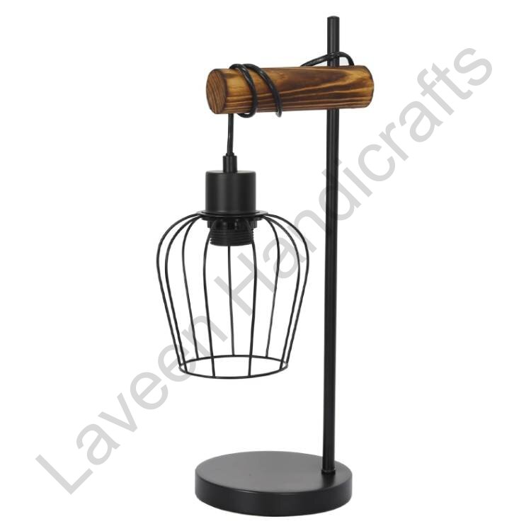 Vintage Bedside Lamp Black