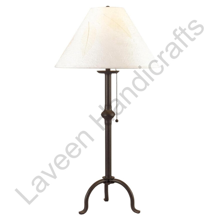 Traditional One Table Lamp Black