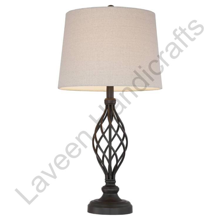 Traditional Farmhouse Table Lamp Bronze
