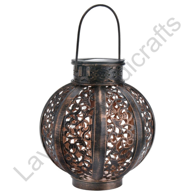 Yard Tree Fence Patio Lantern Brown