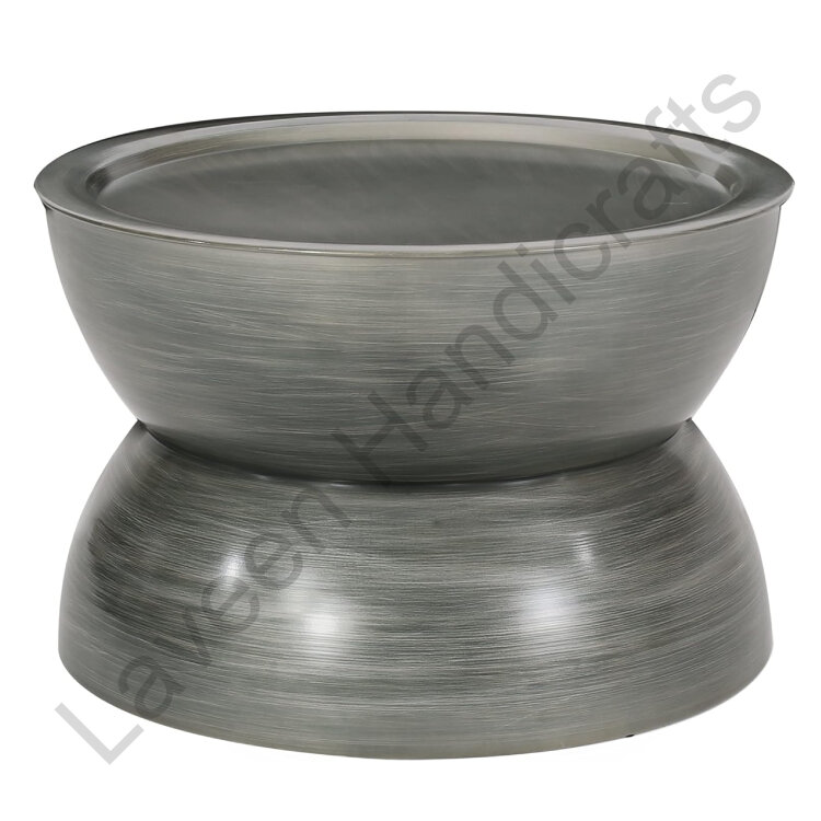 Modern Hammered Iron Living Room Table Grey