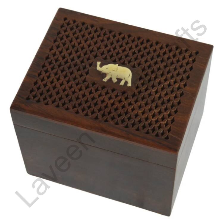 Rectangular Memory Box Dark Brown