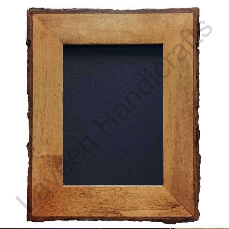 Rectangular Wooden Photo Frame Brown