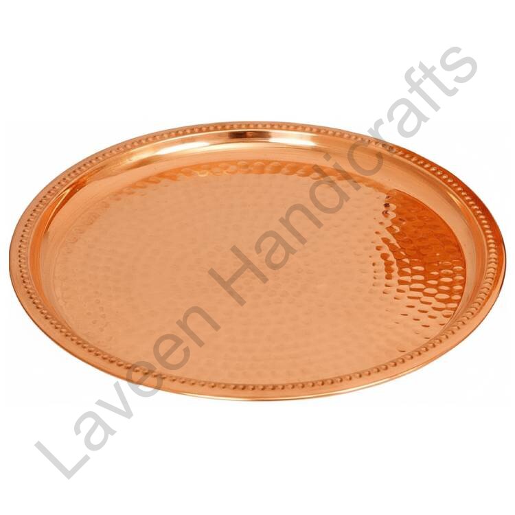 Hammered Brass Plate Copper