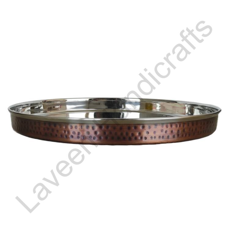Hammered Steel Copper Plate