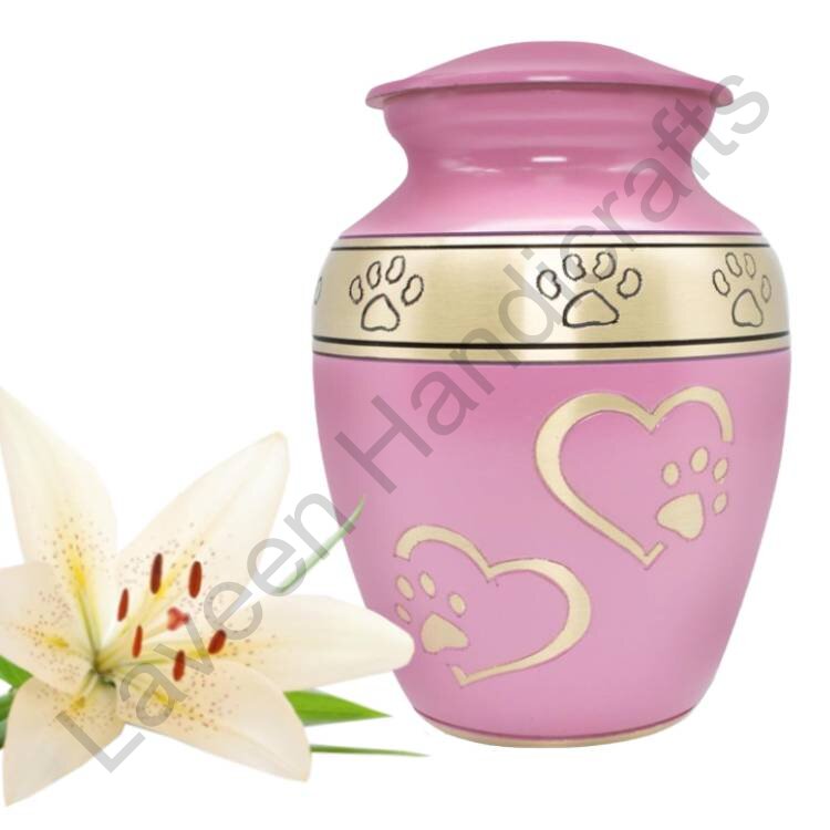 Loyal Friend Remembrance Pet Urn Pink
