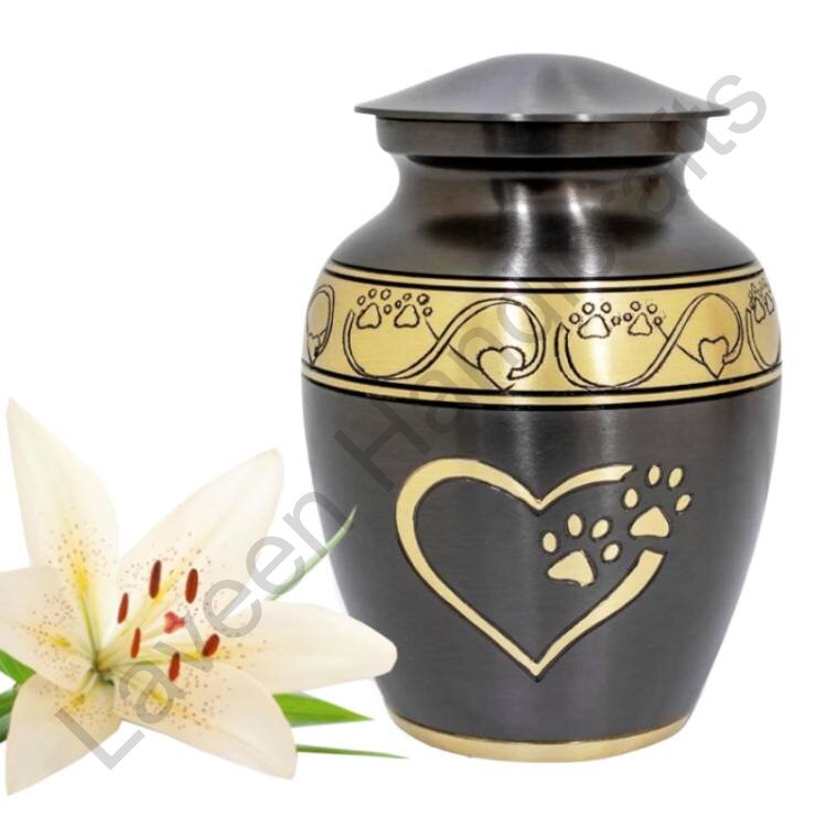 Loyal Friend Remembrance Pet Urn Black
