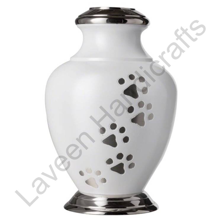 Peaceful Journey Pet Urn White