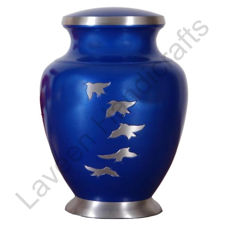 Guardian Wings Pet Urn Blue