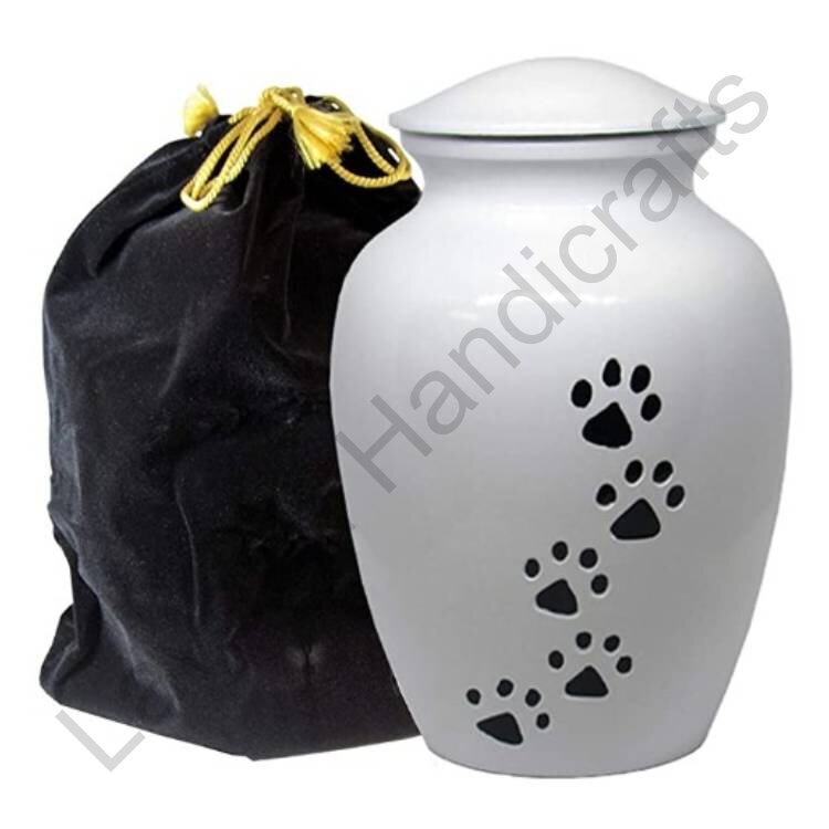 Paws To Heaven Pet Urn White