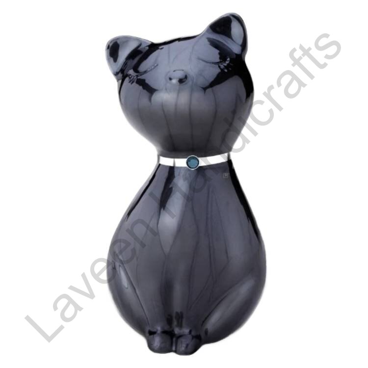 Blossoming Spirit Pet Urn Black
