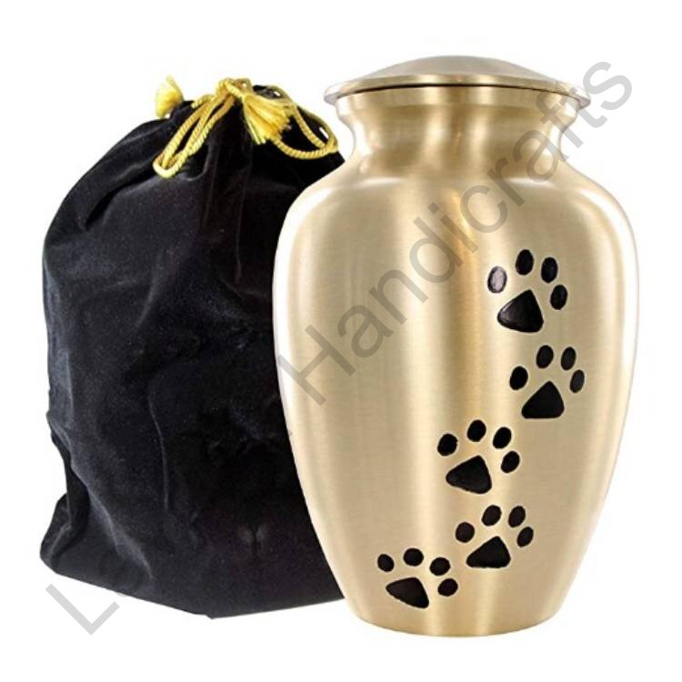 Heartfelt Memory Pet Urn Golden