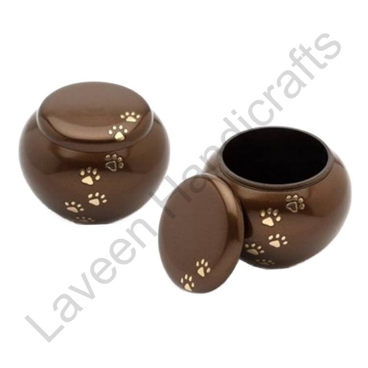 Furry Family Tribute Pet Urn Brown - 2 Pcs