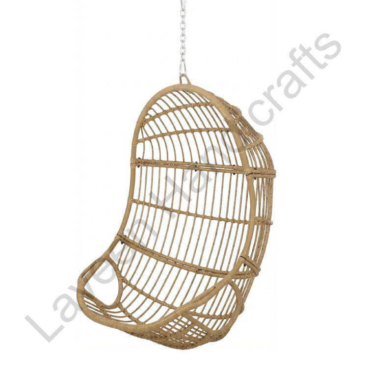Boho Garden Rattan Swing Brown