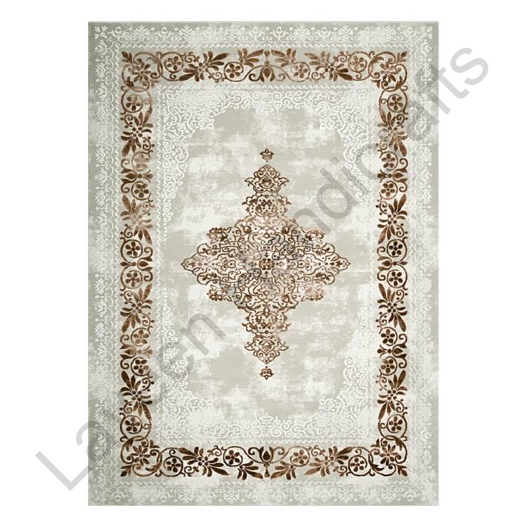 Lightweight Non-Slip Rug Light Grey