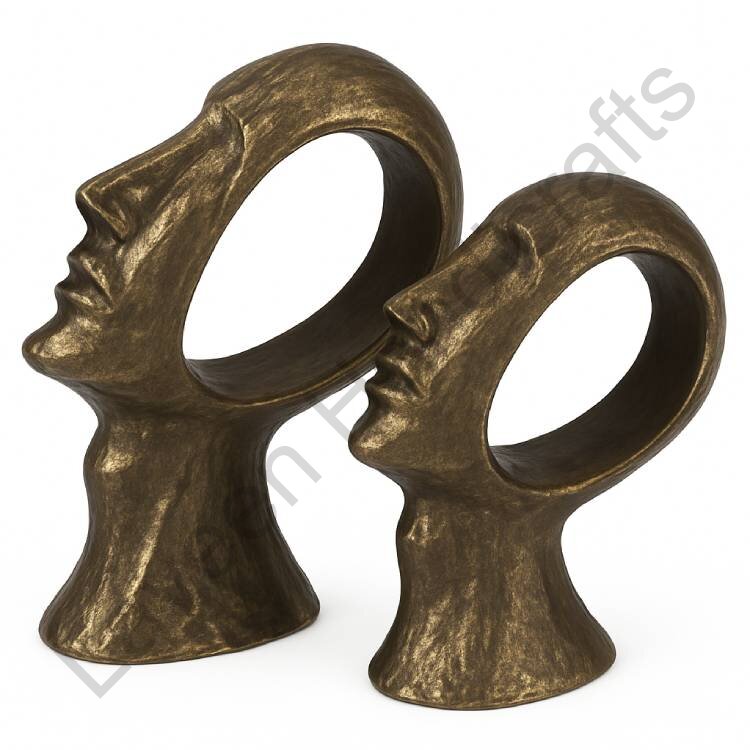 Face Sculpture Golden