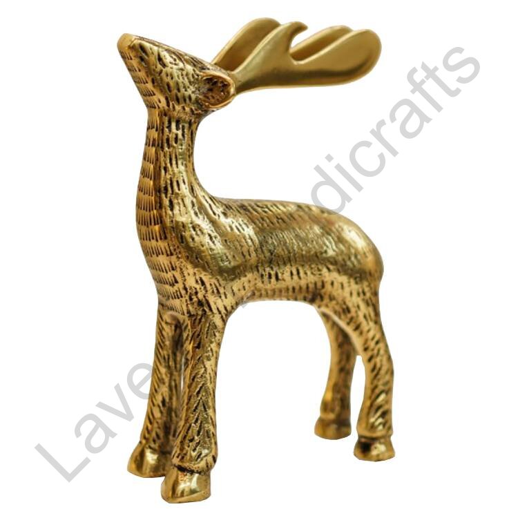 Home Decor Deer Sculpture Golden