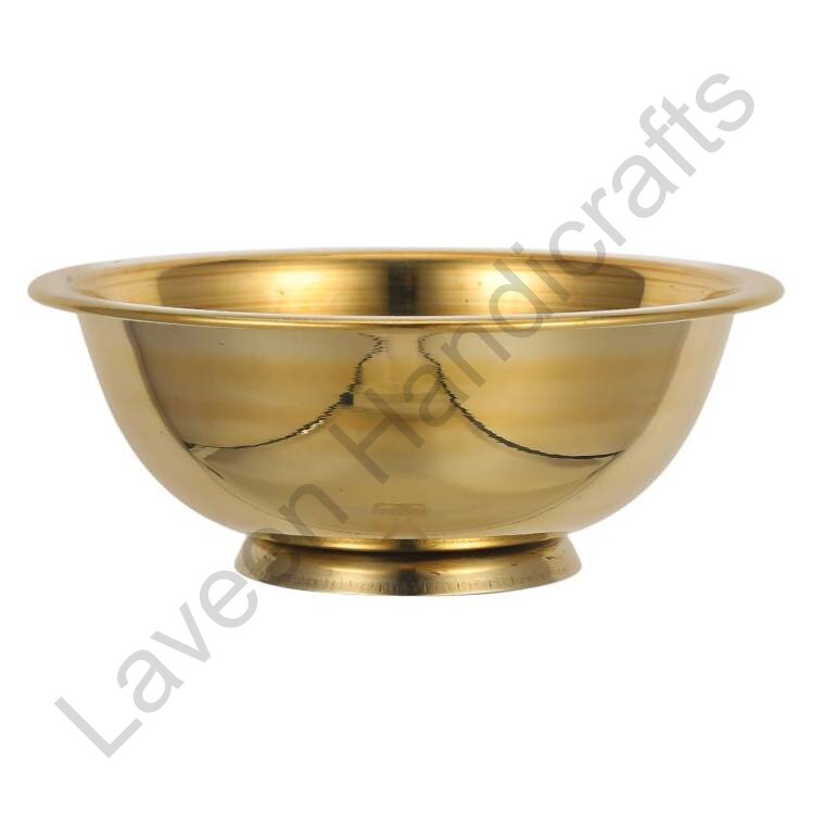 Unique Design Serving Bowl Golden