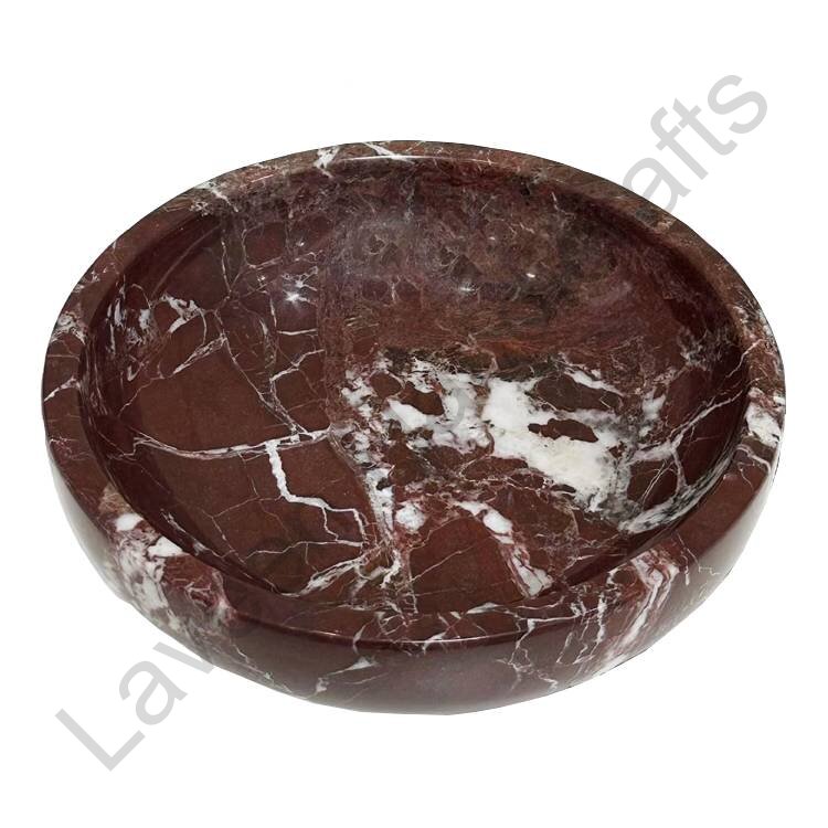 Centerpiece Serving Bowl Burgundy