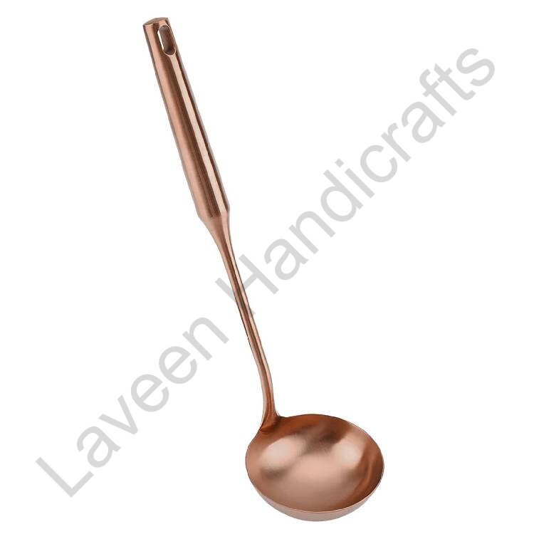 Ladle Brass Serving Spoon Rose Gold