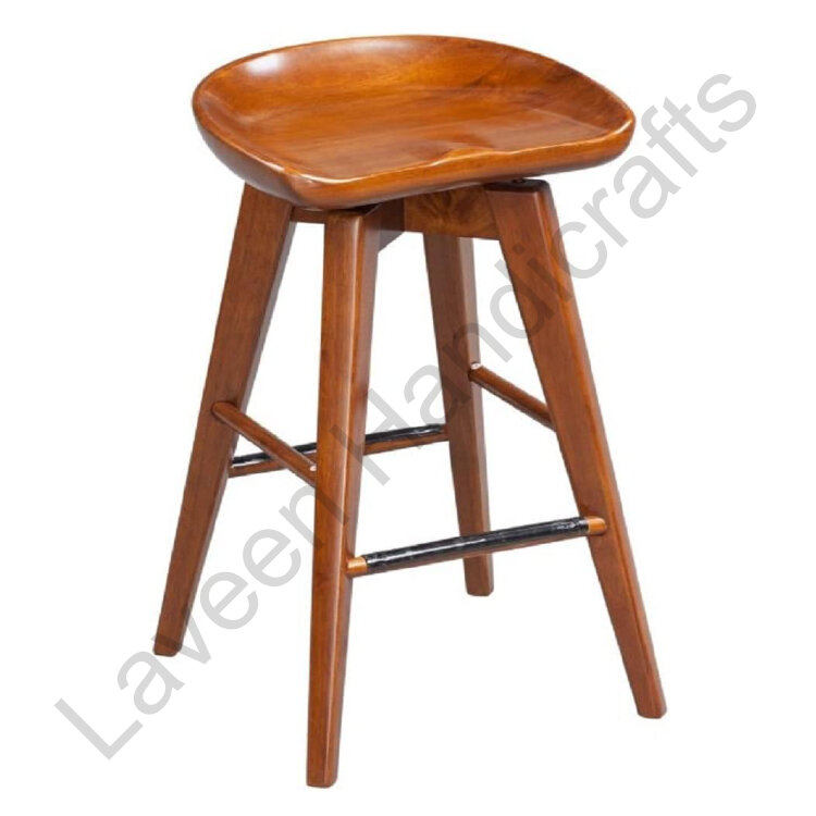 Counter Height Swivel Stool Brown