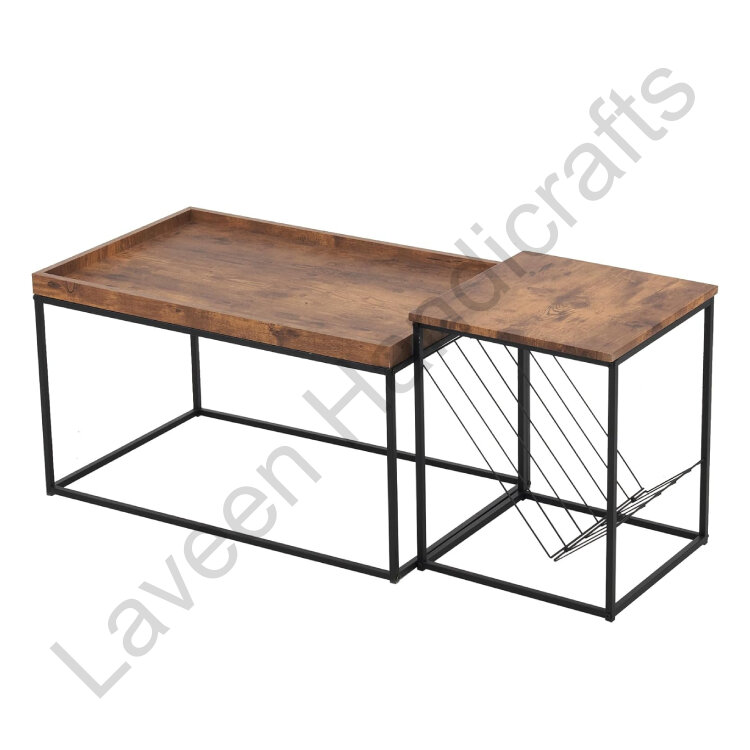 Modern Centre Coffee Table Brown