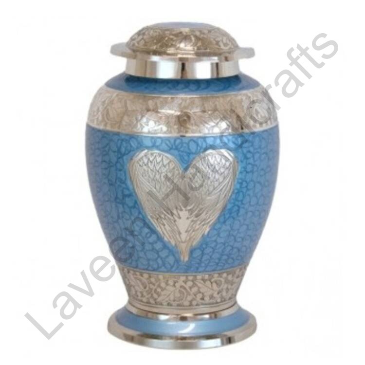 Angel Heart Human Urn Sky Blue