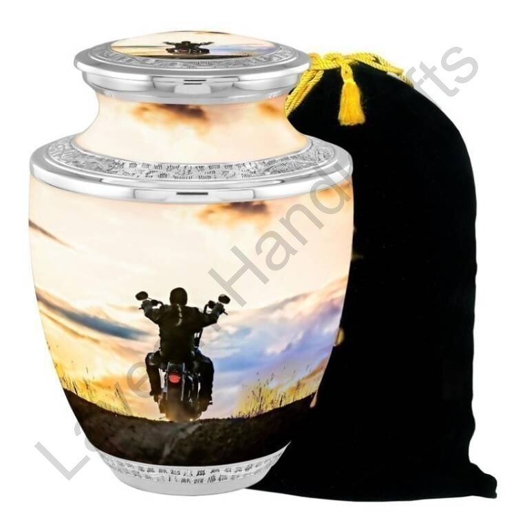 Freedom Rider Human Urn Beige With Pouch