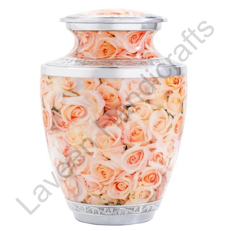 Rose Harmony Human Urn Orange