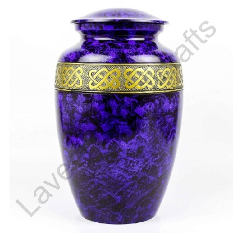 Celtic Band Human Urn Purple