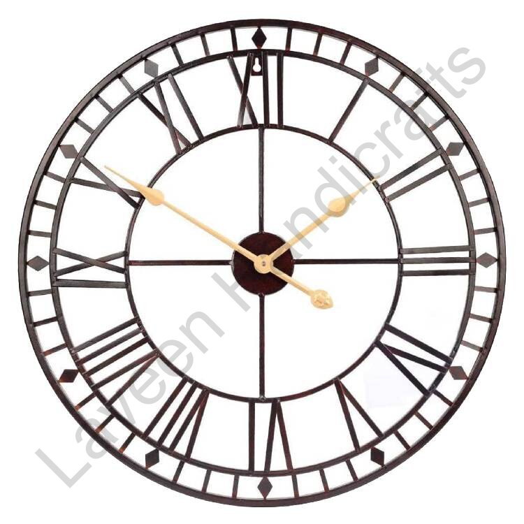 Creative Round Wall Clock Silver / Grey